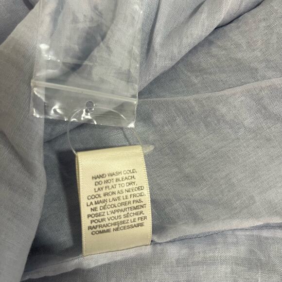 Rebecca Taylor Baby Blue Smocked Tank Top Size 8 - Picture 7 of 7